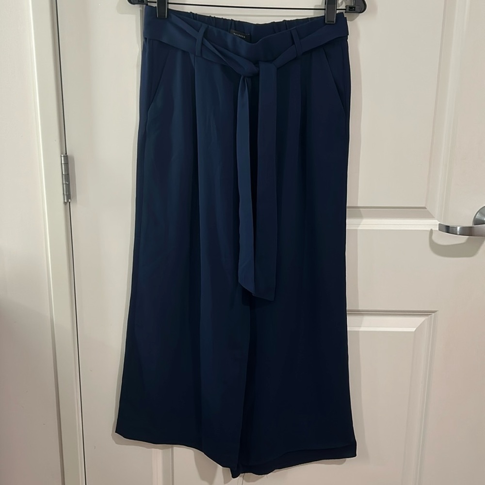 Halogen navy work trousers
